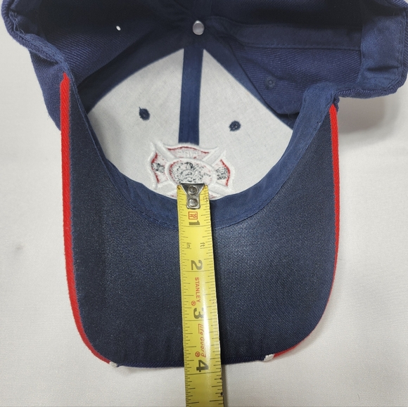 First In Last Out Fire Department Rescue EMS Flame Cap Hat Adult Adjustable - Picture 3 of 12
